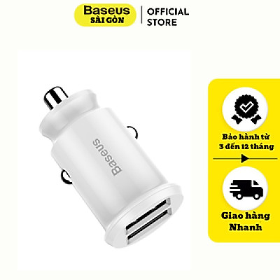 Tẩu sạc  Baseus Grain Pro Car Charger đa năng 2 cổng USB dùng trên xe hơi- Hàng chính hãng