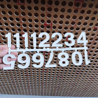 Bộ số nhựa màu trắng cỡ lớn mã số BS05