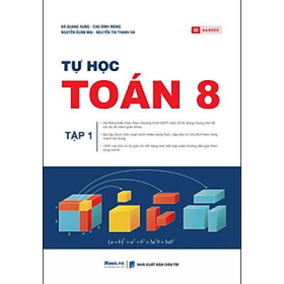 Sách - Tự Học Toán 8 (Tập 1) - Dùng Chung Cho Các Bộ Sách Hiện Hành