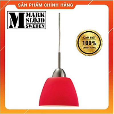 Đèn thả trang trí bàn ăn, đầu giường Markslojd Brell màu đỏ- Hàng chính hãng