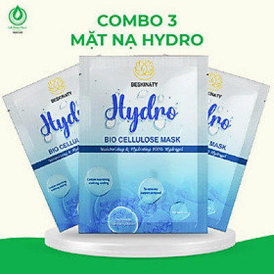 Combo 3 Mặt nạ sinh học BESKINATY Hydro Bio Mask cấp ẩm chuyên sâu cho da Hàn Quốc