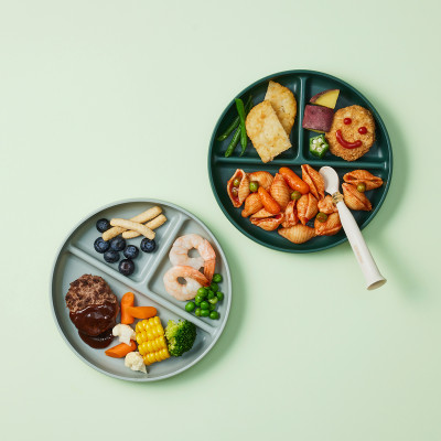 Bộ 2 Dĩa Silicone Chống Trượt LocknLock Little Luv Cho Bé HPP962, Hàng Chính Hãng - JoyMall