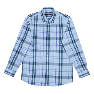 Áo sơ mi nam tay dài form suông Khatoco A1MD468T1-CNCR252-2501-D