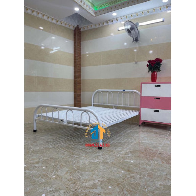 Giường sắt kích cỡ 3 người nằm kiểu dáng hiện đại 1m8x2m - ĐẠI THÀNH