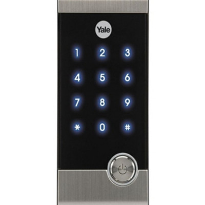 Khóa Cửa Thông Minh YALE YDM3109A SIL | Khóa Cửa Bảo Vệ Gia Đình An Toàn Trang Bị Mật Mã, Thẻ Từ, Chìa Khóa Cơ