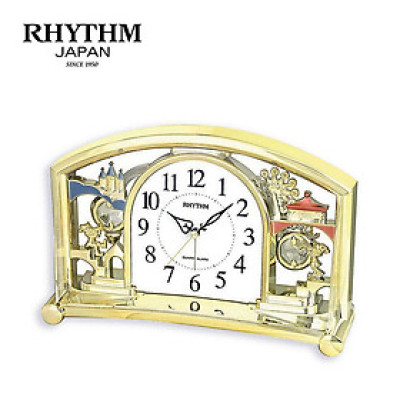 Đồng hồ để bàn, báo thức hiệu RHYTHM- JAPAN 4SE535WT18 (Kích thước 24.0 x 15.5 x 6.8cm)