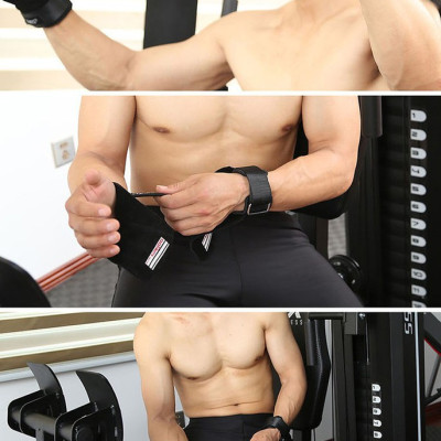 Găng Tay Tập GYM Lifting Grips Aolikes Pro Hở Mu Bàn Tay 7639 AL7639 Kiêm Dây Kéo Lưng