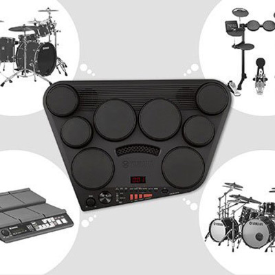 Bộ Trống điện tử Yamaha DD-75 (Electronic Portable Digital Drum DD75 - Có tem chống hàng giả Bộ CA - Kèm Nguồn, Dùi Trống, Pedal, Pick)