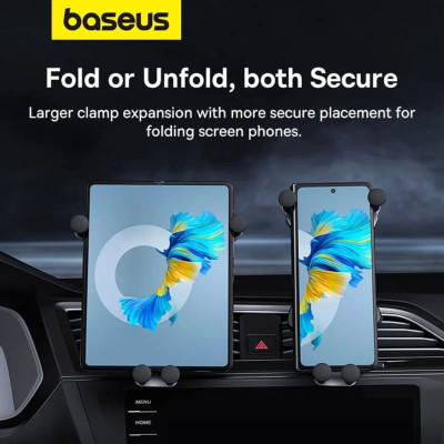 Giá đỡ Baseus UltraControl Mega Series Folding Screen Phone Car Mount điện thoại trên ô tô - hàng chính hãng