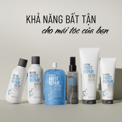 Xịt Dưỡng Ẩm Goldwell KMS Moistrepair Nuôi Dưỡng Và Phục Hồi Tóc Hư Tổn Lên Tới 99% - 150ml