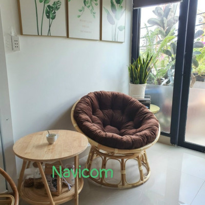 Ghế papasan màu nâu đen (đủ size)