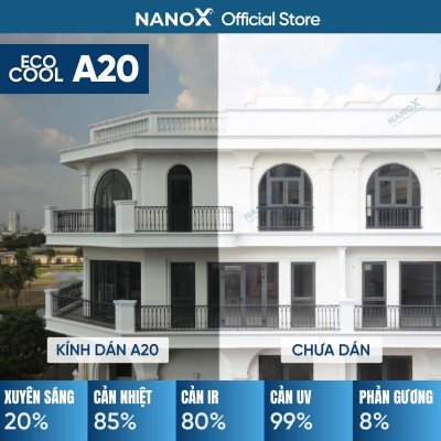 Phim cách nhiệt giá rẻ, chống nóng tốt NanoX