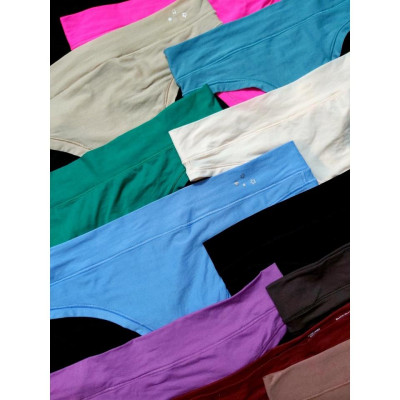 Combo 5 Quần Lót Nữ Lọt Khe Cotton Lụa Trơn Aerie 6113 – Thoáng Mát, Mềm Mịn, Co Giãn 4 Chiều