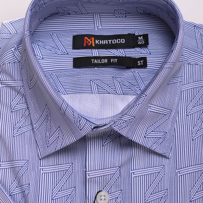 Áo sơ mi nam Khatoco TAY NGẮN