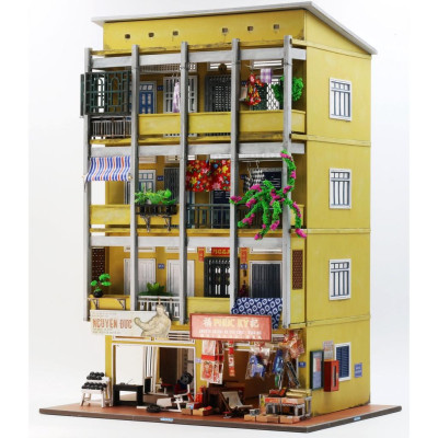 Mô Hình Tự lắp ráp DIY Sài Gòn Xưa - Thế Giới Tí Hon - GP135-01 - Mọt Sài Gòn