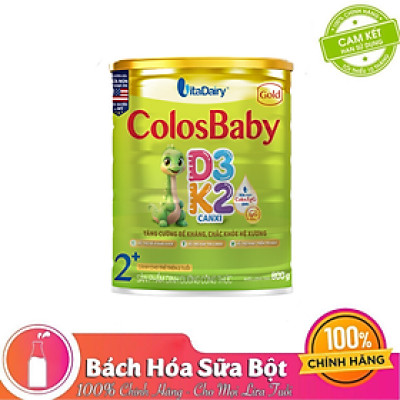 Sữa Bột ColosBaby Gold D3K2 2+ 800g