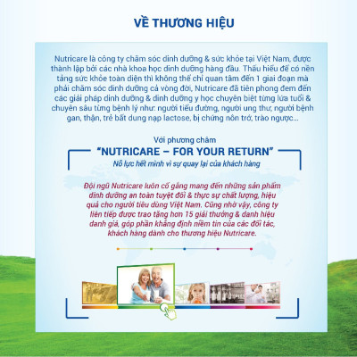 Sữa bột Nutricare Colos 24h Grow Plus 1+ giúp trẻ phát triển toàn diện (850g)