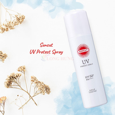Xịt chống nắng Kosé Suncut UV Protect Spay SPF50+ PA++++ (90g) - Hàng chính hãng