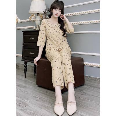 dồ bộ mặc nhà cao cấp, chất đũi lạnh