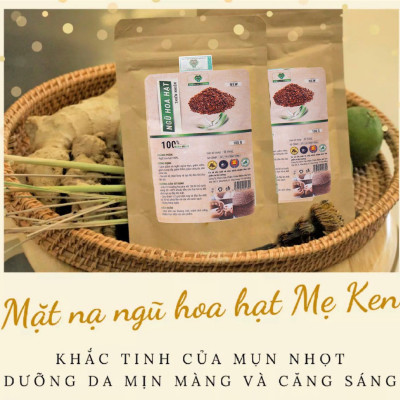 Ngũ hoa hạt thiên nhiên MẸ KEN 100G - ngũ hoa đắp mặt, mặt nạ ngũ hoa hạt, hạt đình lịch