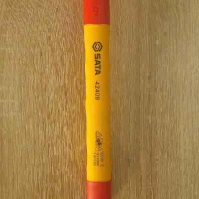 Cờ lê đầu vòng 9mm cách điện 1000V VDE SATA 42409