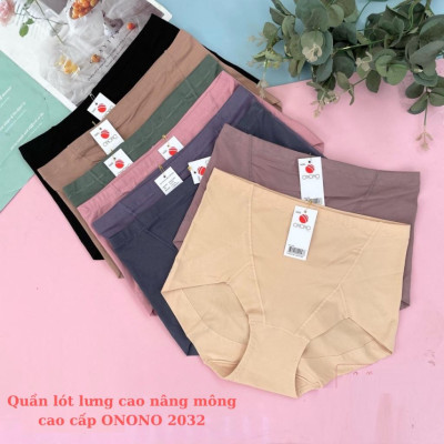 Quần lót lưng cao nâng mông cao cấp ONONO 2032 form to thấm hút mồ hôi, Size XL