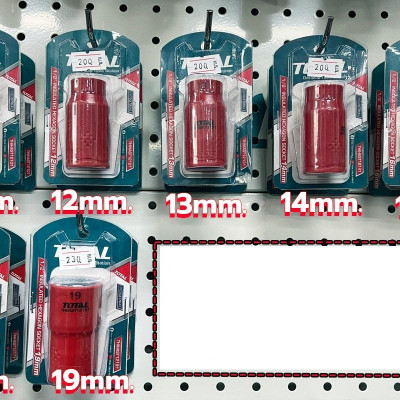 ĐẦU TUÝP LỤC GIÁC CÁCH ĐIỆN SIZE 10MM-19MM TOTAL  - HÀNG CHÍNH HÃNG