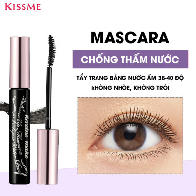 Set Mascara Nâng Rậm Dày Mi Và Mascara Tẩy Trang Mi Kissme Heroine Make (Set 2 cây)