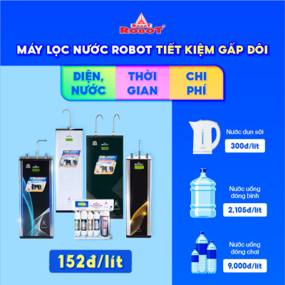 Máy Lọc Nước ROBOT SPRING Pro 939GHQ-UR Bán Công Nghiệp Chế Độ Nóng Thông Minh Hệ Thống 9 Cấp Lọc - Hàng Chính Hãng