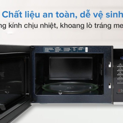Lò vi sóng tráng men Samsung Dòng vi sóng 23L (MS23K3513AS)- Hàng chính hãng