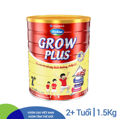 Sữa Bột Vinamilk Dielac Grow Plus 2+ (1500g / Hộp Thiếc)