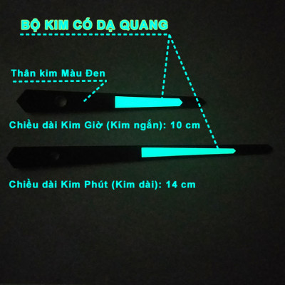 MÁY ĐỒNG HỒ KIM TRÔI CAO CẤP EASTAR + BỘ KIM DẠ QUANG & PIN MAXELL