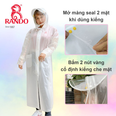 Áo mưa dây kéo chống giọt bắn