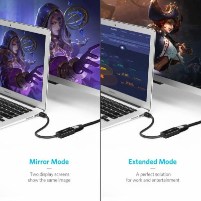 Ugreen UG40360MD112TK 25CM màu Đen Cáp chuyển đổi Mini DP sang HDMI hỗ trợ phân giải 4K x 2K - HÀNG CHÍNH HÃNG