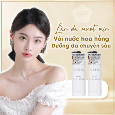 Nước Hoa Hồng Cấp Ẩm Và Dưỡng Trắng Da Tế Bào Gốc NMN White Skin Lotion 500 mL
