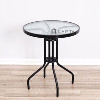 Bộ bàn cafe 4 ghế lưới ngoài trời  SL TE2020-06G / CC2033-T Nội thất Capta Bộ bàn ghế thư giãn sân thượng bền với nắng mưa Outdoor table set