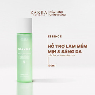 Nước dưỡng Tảo Biển làm mềm mịn & sáng da Zakka Naturals Sea Kelp Daily Essence 150ml