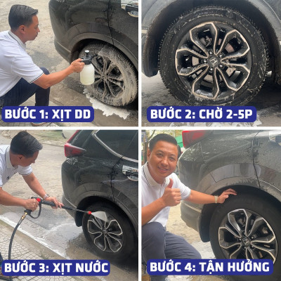 DUNG DỊCH TẨY LỐP XE EKOKEMIKA WHEEL&TIRE CLEANER - 22L