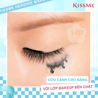 Set Mascara Chuốt Cong Và Dài Mi Mascara Tẩy Trang Mi Kissme Heroine Make (Set 2 cây)
