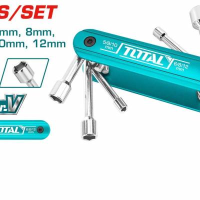 BỘ 6 CHÌA VẶN ỐC TIỆN DỤNG TOTAL THFND061 - HÀNG CHÍNH HÃNG