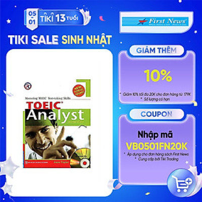 Toeic Analyst Second Edition (Sách + 3QR)	