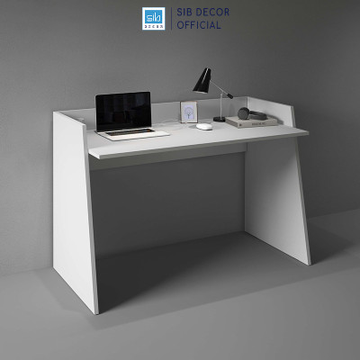 Bàn Làm Việc Kerel Dài 100cm, Rộng 50cm Hiện Đại Màu Trắng Thương Hiệu SIB Decor BLV132