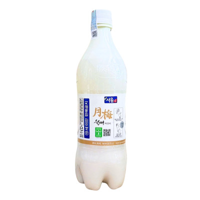 Rượu Gạo Walmae Makgeolli Seoul Jangsoo Vị Truyền Thống 4% 750ML