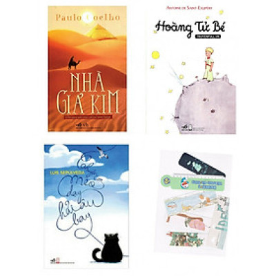 Combo Nhà giả kim + Chuyện con mèo dạy hải âu bay + Hoàng Tử bé - Tặng kèm bookmark PĐ