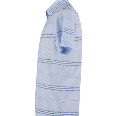 Áo sơ mi nam KHATOCO ngắn tay A1MN538T2-CNSC643-2611-N