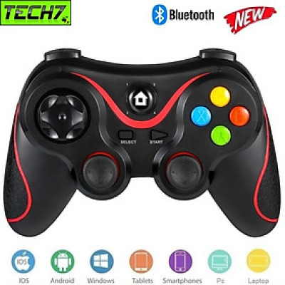 Gamepad tay game Không dây Bluetooth V8 Đa kết nối cho máy tính, laptop, smartphone, máy tính bảng, máy game hàng nhập khẩu