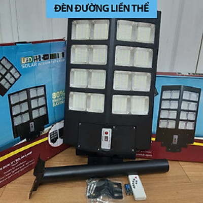 Đèn Năng Lượng Mặt Trời 500w Liền Thể, 800 Chip Led, Sáng Liên Tục. Đủ Công Suất