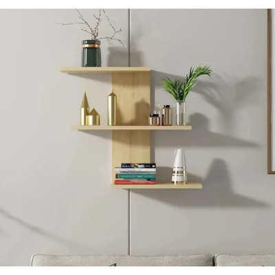 Kệ Gỗ Trang Trí Treo Tường Tundo CTKT512 KT 70 x 60 x 21.7cm