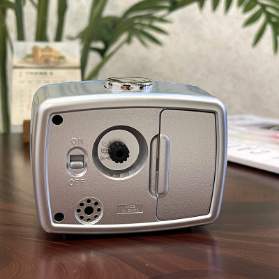 Đồng hồ Rhythm CRE222NR04 Kt 9.1 x 7.2 x 4.4cm, 95g. Vỏ nhựa. Dùng Pin.