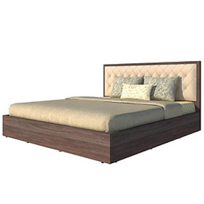 Giường ngủ cao cấp Tundo màu nâu 160cm x 200cm